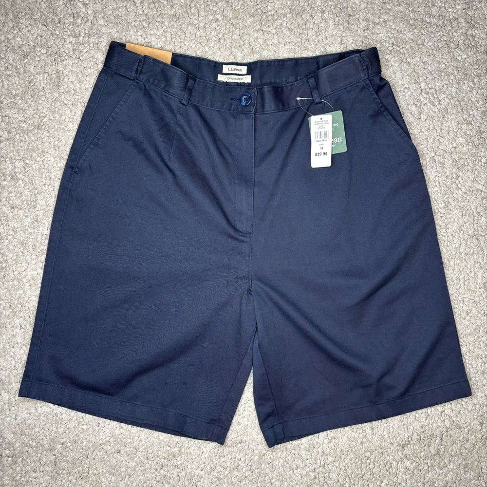 L.L. Bean Women’s Original Fit Navy Shorts